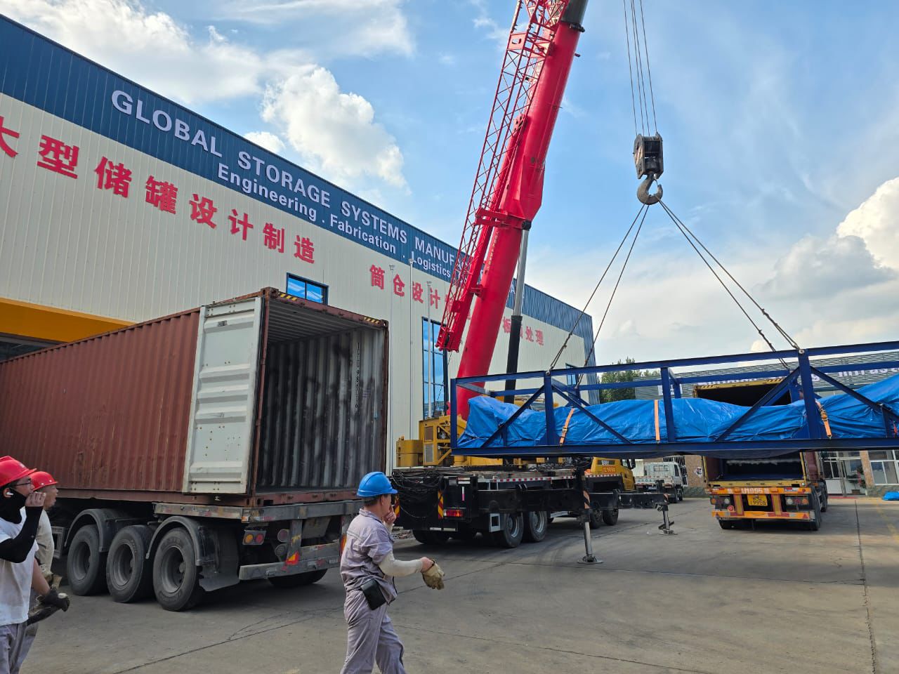 Industrial Fabrication Crane Rigging